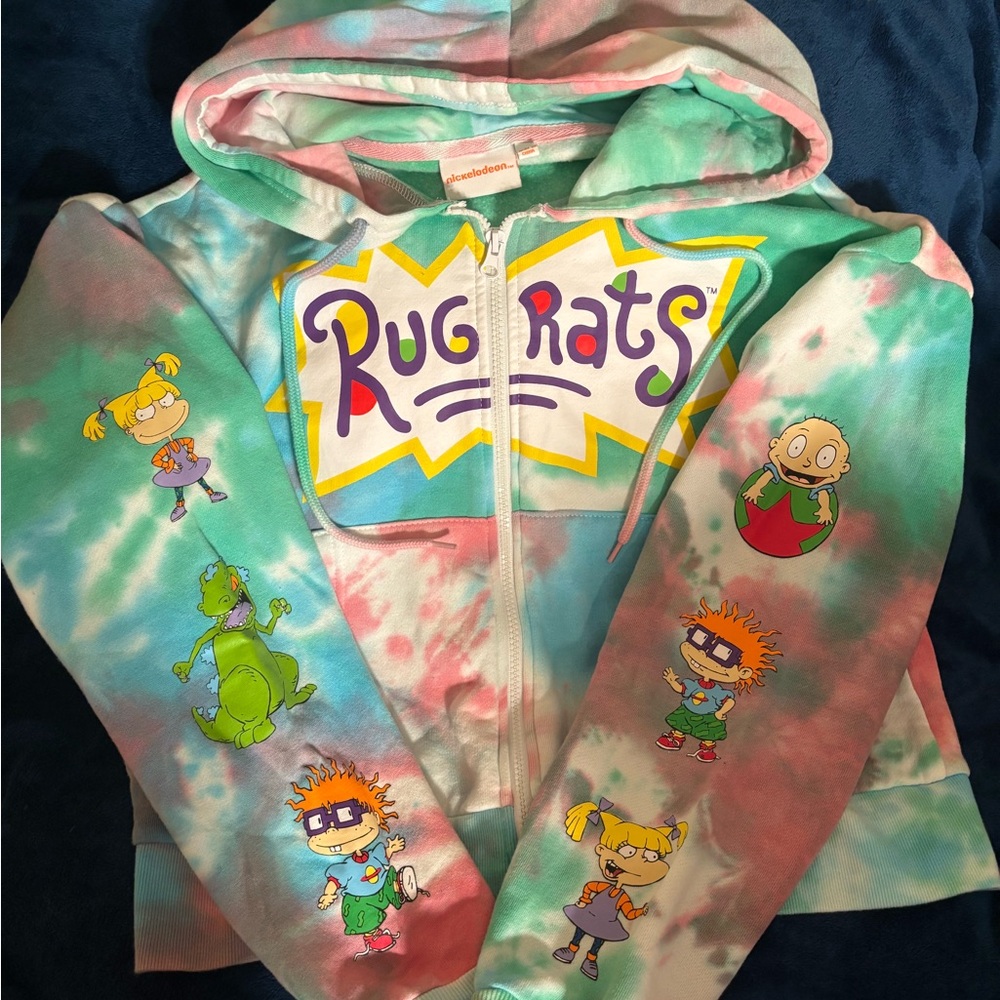 Nickelodeon Pastel Tie-Dye hoodie and shorts set - Picture 5 of 5